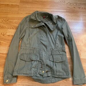 Divided Khaki Utility Jacket for Women